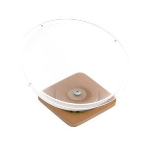 Space Capsule <b>Cat</b> Bed High Transparency Acrylic Round Pet Bed With <b>Scratch</b> <b>Post</b> <b>For</b> <b>Cats</b> Four Seasons Use - Product Image 5