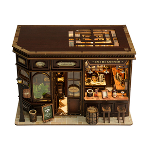 Miniatura de Taberna Personalizada, Rincón de Lectura y Kit de Rompecabezas 3D de Madera para Armar - Juguetes Ensamblados y Set de Rompecabezas 3D en Miniatura para Exhibición Creativa - Product Image 1