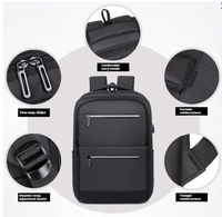 Mochila para ordenador portátil informal con logotipo personalizado, capacidad para deportes, viajes, estudiantes