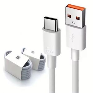 สายชาร์จ USB-C ราคาถูกสายชาร์จเร็วสาย6A ถ่ายโอนข้อมูลชนิด C ชนิด C สำหรับ Xiao Mi สำหรับ Huawei - Product Image 3