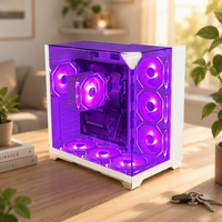 Boîtier PC personnalisé Pcooling, boîtier PC Full Tower pour jeux avec ventilateurs RGB, boîtier PC pour jeux, boîtiers d'ordinateurs pour jeux, tours d'ordinateurs pour jeux