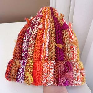 Özelleştirmek yetişkin Unisex örgü kış şapka bere kelepçeli işlemeli bere şapka kafatası kap özel kış şapka erkek spor kayak bere - Product Image 2