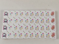 Jeu de Mahjong Américain Floral Sucré et Délicat, 166 Pièces, Rose, en Acrylique, Personnalisé, Joker, Loisirs à Domicile, Cadeau