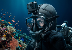 Máscara <span class=keywords><strong>de</strong></span> Buceo <span class=keywords><strong>de</strong></span> Silicona <span class=keywords><strong>de</strong></span> Cara Completa con Vista Panorámica <span class=keywords><strong>de</strong></span> 180°, Compatible con Tanques <span class=keywords><strong>de</strong></span> Buceo Mini SMACO <span class=keywords><strong>de</strong></span> 1L/1.9L para Buceo y Snorkel - Product Image 4