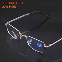 Nouvelles lunettes bifocales pour hommes et femmes, vision de près et de loin, anti-lumière bleue, lunettes presbyopes pliables et portables avec boîte