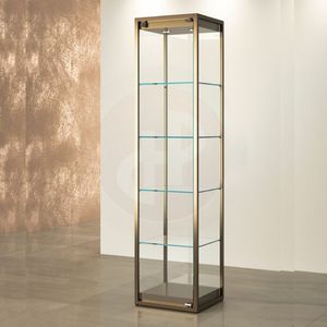 Escaparate de exhibición de vidrio acrílico con puertas correderas de luces LED para tienda minorista, tienda Boutique y sala de exposición de centro comercial - Product Image 5