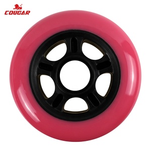 Pour roues en PU personnalisées en usine 85A 90A 62-84mm pour le slalom urbain en patins à roues alignées - Product Image 1