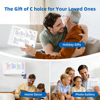 Pantalla táctil HD, marco de fotos digital con rotación automática, aplicación remota para fotos - Regalo perfecto para mantenerse conectado con los seres queridos