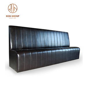 Nouvelle conception, mobilier de nuit-club, d'hôtel et de restaurant économique, canapé en cuir PU en forme de <span class=keywords><strong>U</strong></span> avec mousse haute densité, sièges de banquette à coins arrondis - Product Image 4