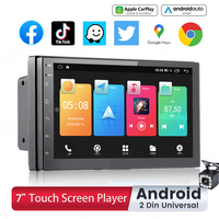 Lecteur d'autoradio universel Toyota Android 7 9 10 pouces TS7 2 Din Mirror Link FM GPS Navigation WIFI 2 + 32GB Carplay