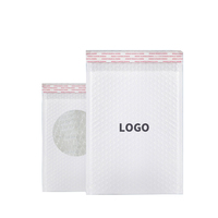 Enveloppes adhésives en Poly avec Logo personnalisé, lot de 50, pour la livraison, la livraison ou la livraison, en Kraft jaune, sac à bulles Express, vente en gros