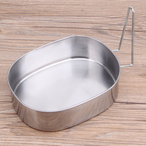 Stainless Steel Rectangular <b>Lunch</b> <b>Box</b> 800-1000ml Food Grade For Children - Product Image 1