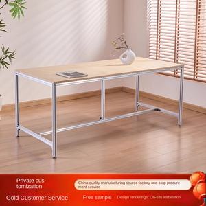 กระดานไม้เบิร์ชโอเชียนอลูมิเนียมทนทานโต๊ะคอมพิวเตอร์ตั้งโต๊ะสำหรับงานประชุมทรงสี่เหลี่ยมทันสมัย - Product Image 2