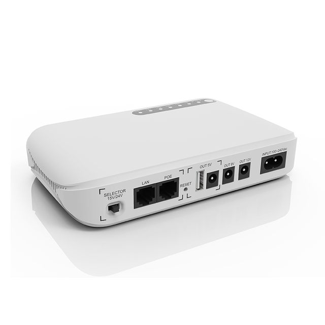 SKE 8800mah -10400mah Mini UPS with 17W DC 5V-24V Lithium Battery for Wifi Router and Camera