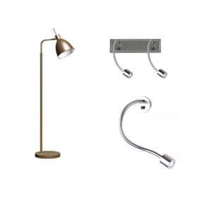 comfort inn Popular USA Hotel Market New Metal Led floor lamp table lamp Hotel with Linen Lampshade for Hotel guest room light - Product Image 4