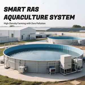 Système d'aquaculture RAS haute densité WOLIZE certifié ISO9001, filtre à protéines pour aquarium en PVC, augmente la survie des poissons, économie d'eau - Product Image 5