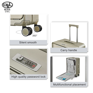 Unisex sang trọng Kính mát ngắn gọn thiết kế thanh lịch Chống Xước Kết cấu mịn im lặng bánh xe Ánh sáng trọng lượng tinh khiết PC cứng polyester - Product Image 5