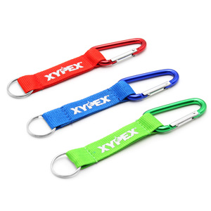 Khuyến mại móc khóa & Carabiners móc biểu tượng tùy chỉnh xe máy chuyến bay Keychain leo núi Carabiner Nylon thẻ chìa khóa dây buộc mangou - Product Image 1