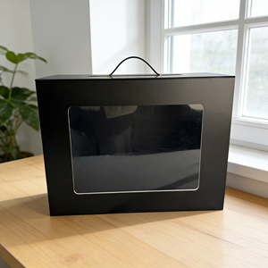 Caja de Exhibición para Escaparates |   Exhibidor de Productos Plegable de Cartón Rígido con Materiales Reciclados, Cierre Magnético de Alta Gama y Asa para Venta Minorista - Product Image 4