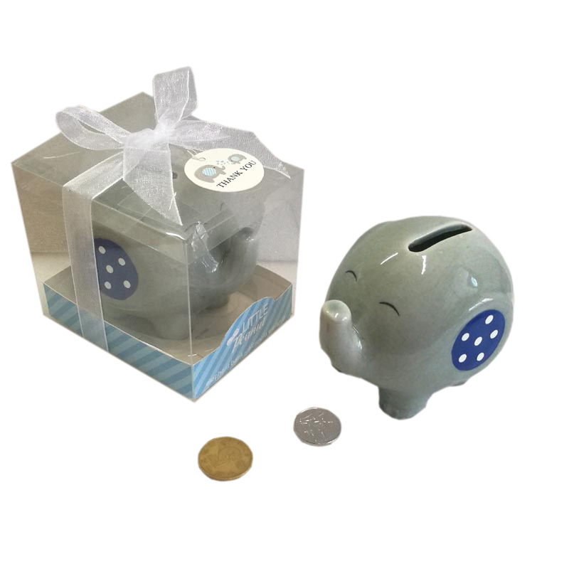 Керамическая копилка Ywbeyond в виде слона, копилка, копилка для монет в розовом и синем цвете, Детские сувениры для гостей