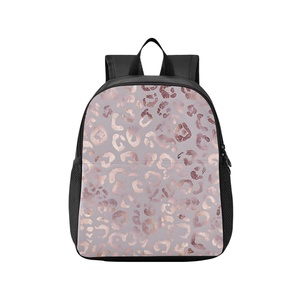 Leopard Print Customs logo Design <b>Cheap</b> Competitive Price Fashion Simple Style Large Size Zipper Unisex Backpack - Product Image 1