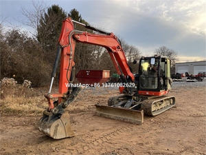 Excavadora Usada KX080-4S2 a Precio Económico, en Excelentes Condiciones, Kubota KX080-4S2 Usada de Japón, Mini Excavadoras Usadas - Product Image 4