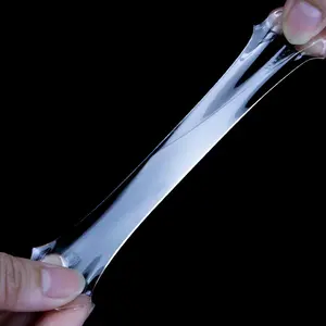 Nano Tape 1Mm Pe Acryl Tas Transparant Wasbaar Herbruikbaar Traceless Dubbelzijdige Waterdichte Afdichting Geen Afdrukken Cn; Fuj
