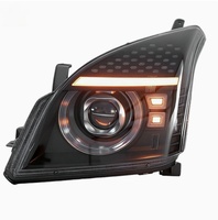 Nouveaux phares LED pour voiture avec clignotants séquentiels, boîtier noir, pour Toyota Prado FJ 120 (2002-2009), mise à niveau des phares avant