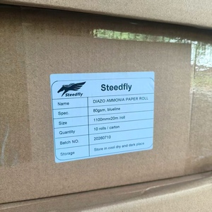 <span class=keywords><strong>Papier</strong></span> Diazo Ammonia Steedfly en rouleau, Blueline, haute vitesse, 110 cm x 20 m, <span class=keywords><strong>feuille</strong></span> <span class=keywords><strong>d</strong></span>'ingénierie 80 g/m², pour plans Diazo, <span class=keywords><strong>papier</strong></span> Diazo Ammonia - Product Image 2