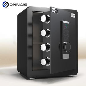 Caja Fuerte con Huella Dactilar Onnais, Caja de Seguridad para Efectivo y Llaves, 5 Colores, Caja de Seguridad con Cerradura Electrónica Digital para Oficina y Hogar - Product Image 2