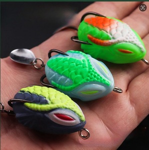 Nuevo Señuelo de Pesca Tipo Gancho de Sangre Estilo Tailandés Mini Thunder Frog, 3 cm, 5 g, Doble Anzuelo, Equipo de Pesca - Product Image 3