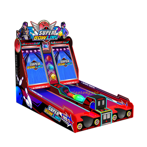 Machine de jeu d'arcade de bowling à monnayeur avec loterie, pour centres de jeux et équipement de divertissement, avec accepteur de billets anglais - Product Image 1