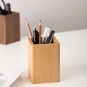 İskandinav tarzı katı siyah ceviz ahşap kalemlik uzaktan kumanda saklama kutusu işık lüks <span class=keywords><strong>PC</strong></span> ofis organizatör masası oturma odası için - Product Image 4