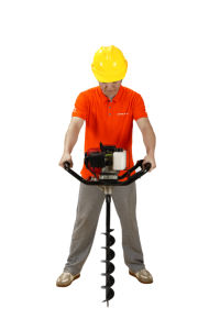 Trivella di terra della macchina di perforazione della terra della benzina cinese 51.7cc con il trapano a terra della benzina del motore 1.6KW - Product Image 5