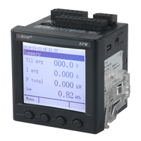 Acrel APM801 Compteur d'énergie triphasé à montage sur panneau multifonction à quatre quadrants et à séquence zéro avec écran LCD