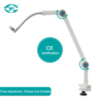 Chariot d'hôpital en aluminium WEIYE avec support de bras de support d'instrument de beauté physique et laser Capacité de charge de 1.5kg