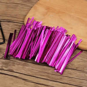 Ataduras Metálicas Multicolor para Bolsas de Dulces, Embalaje de Repostería, Bolsas de Celofán, Ataduras para Piruletas <span class=keywords><strong>y</strong></span> Postres - Product Image 3