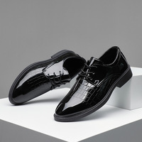 Chaussures habillées et décontractées en cuir véritable antidérapantes pour homme, collection printemps, style jeune et polyvalent