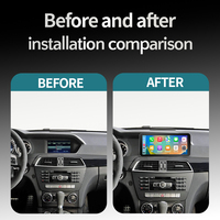 Autoradio Android HD avec écran, système multimédia, navigation sans fil, Carplay Linux pour Mercedes-Benz Classe C W204 NTG 4.0 NTG 4.5 2008-2010