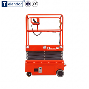 Plateforme élévatrice à ciseaux hydraulique ultra-compacte de haute qualité 4m 240kg pour entrepôt intérieur étroit – Fourniture B2B - Product Image 3