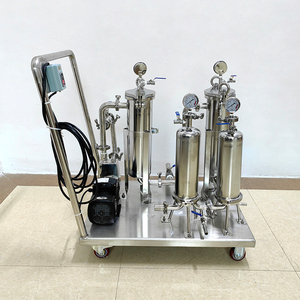 Système de filtration de réservoir sous pression en acier inoxydable SS304/316L de qualité industrielle, 1 an pour la bière, les aliments, le lait, le vin, les liquides - Product Image 2