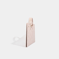 Sac fourre-tout rose pour ordinateur portable avec accent métallique - Sac de bureau fin pour le travail, les trajets quotidiens et les essentiels de voyage