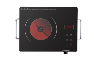 Cuisinière électrique domestique 2000W, plaques chauffantes infrarouges, brûleur numérique multifonction, <span class=keywords><strong>plaque</strong></span> à induction, <span class=keywords><strong>plaque</strong></span> <span class=keywords><strong>de</strong></span> <span class=keywords><strong>cuisson</strong></span> <span class=keywords><strong>en</strong></span> céramique vitrocéramique - Product Image 2