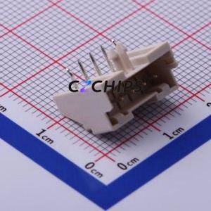 S05B-XASK-1(LF)(SN) Wire-to-Board Pin Header Bent Lead Through Hole,P=2.5mm Connector 1x5P 2.5mm Right Angle Insert XA - Product Image 1