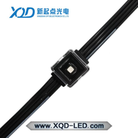 Écran d'affichage LED transparent flexible XQD, indice de protection IP65, DC12V, pour la publicité en magasin, l'éclairage d'ascenseur, l'éclairage de scène, P40