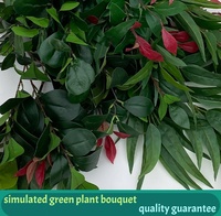 YOPIN-6005 Bouquets de verdure artificielle en vrac, styles variés de luxe en soie et tissu, Dracaena Reflexa pour la décoration de jardin et florale