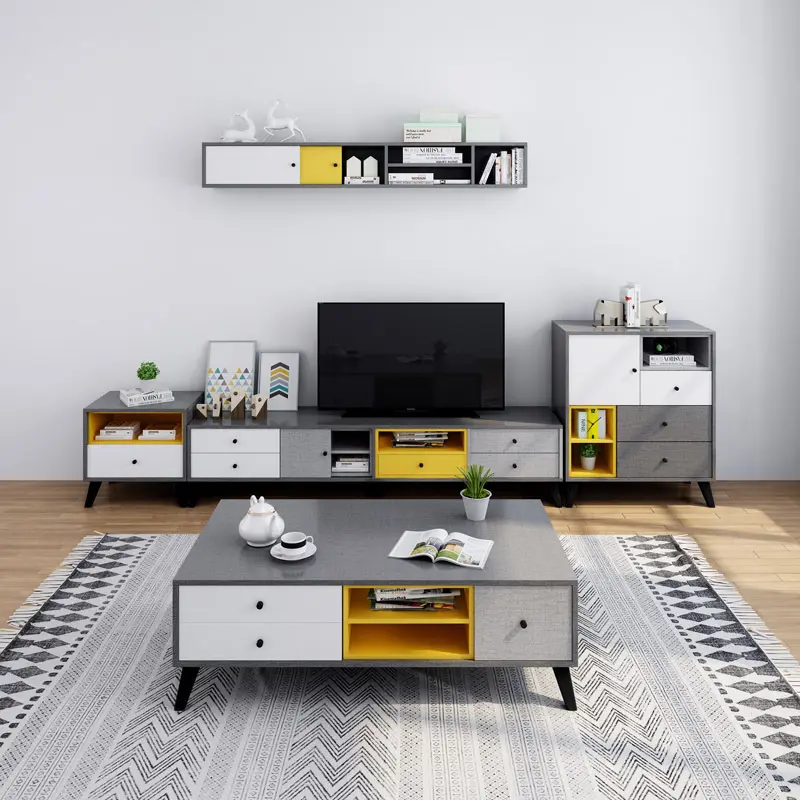Mueble de madera para Tv, mueble de diseño moderno, 60 y quot
