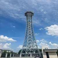 Tour en acier galvanisé à chaud de 15M, 20M, 30M pour radar météorologique et de défense aérienne – Tour de support en acier pour radar