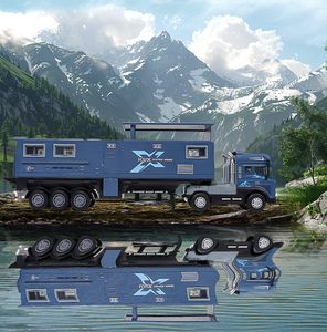 Nuevo Camión de Juguete de Aleación, Coche de Metal Fundido a Presión con Fricción, con Luz y Sonido, Modelo de Vehículo de Contenedor Grande para Niños, el Mejor Regalo - Product Image 1