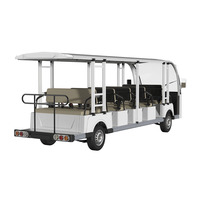 Bus électrique de tourisme fiable à 4 roues motrices pour 8, 11, 14, 17, 23 ou 27 passagers, idéal pour les stations balnéaires, les parcs et les zones touristiques.